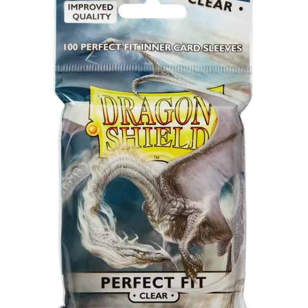 Dragon Shield - Standard Size Sleeves - Perfect Fit Clear