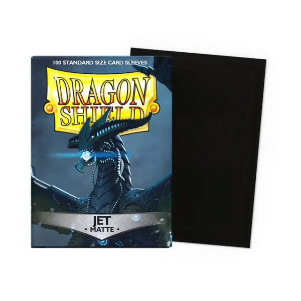 Dragon Shield - Standard Size Sleeves - Matte Jet