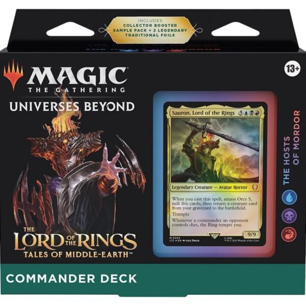 The Lord of the Rings: Tales of Middle-earth Commander Deck - The Hosts of Mordor (LTR)