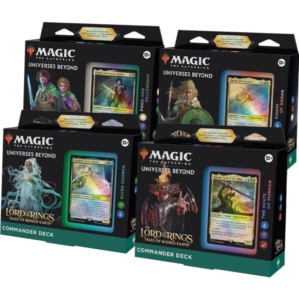 The Lord of the Rings: Tales of Middle-earth Commander Decks - [Set of 4] (LTR)