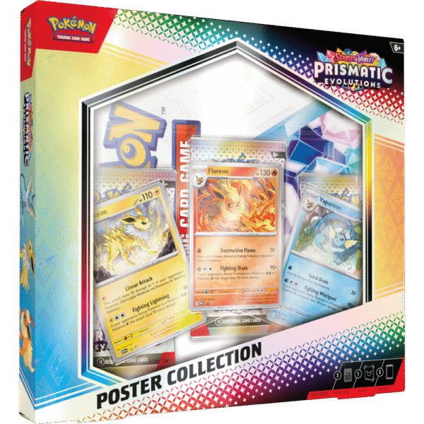Pokemon TCG - Scarlet & Violet - Prismatic Evolutions - Poster Collection