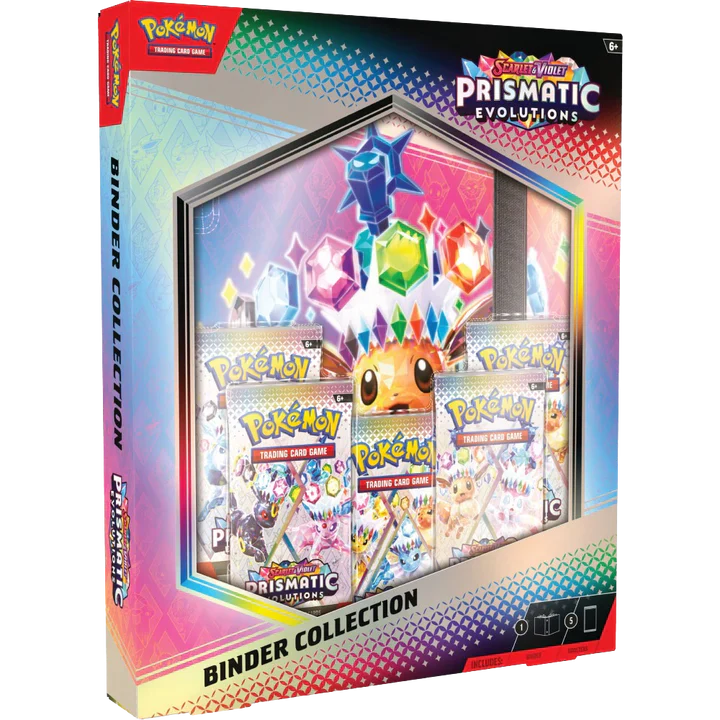 Pokemon TCG Scarlet Violet Prismatic Evolutions Binder Collection removebg