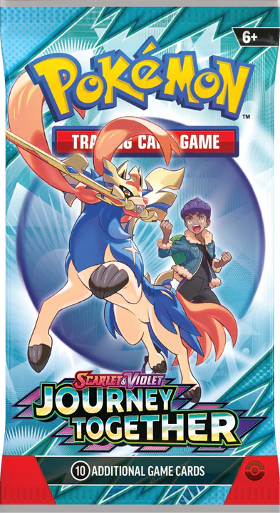 Pokemon TCG Scarlet Violet Journey Together Booster Wrap Hop s Zacian
