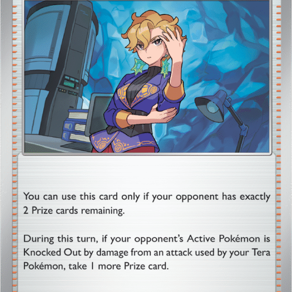 Scarlet & Violet Prismatic Evolutions 100/131 Briar Reverse Holo