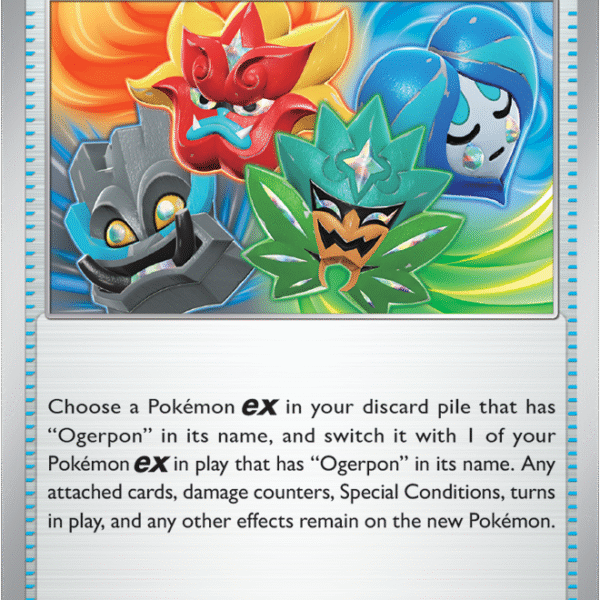Scarlet & Violet Prismatic Evolutions 118/131 Ogre's Mask Reverse Holo