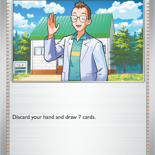 Scarlet & Violet Prismatic Evolutions 123/131 Professor's Research Professor Elm