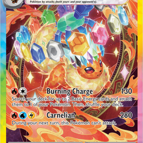 Scarlet & Violet Prismatic Evolutions 146/131 Flareon ex Full Art