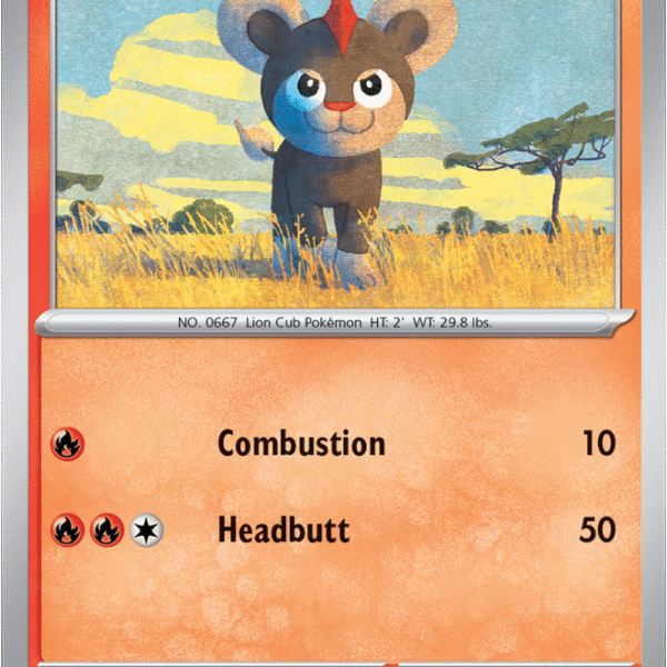 Scarlet & Violet Prismatic Evolutions 015/131 Litleo Reverse Holo