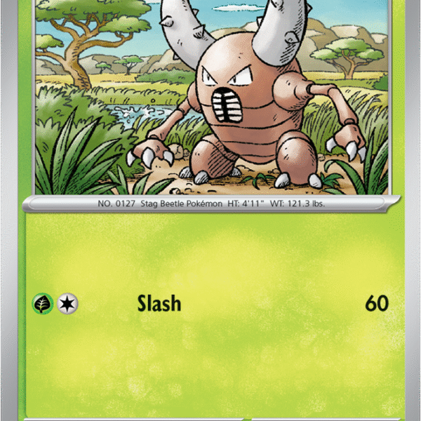 Scarlet & Violet Prismatic Evolutions 003/131 Pinsir Poke Ball Reverse Holo