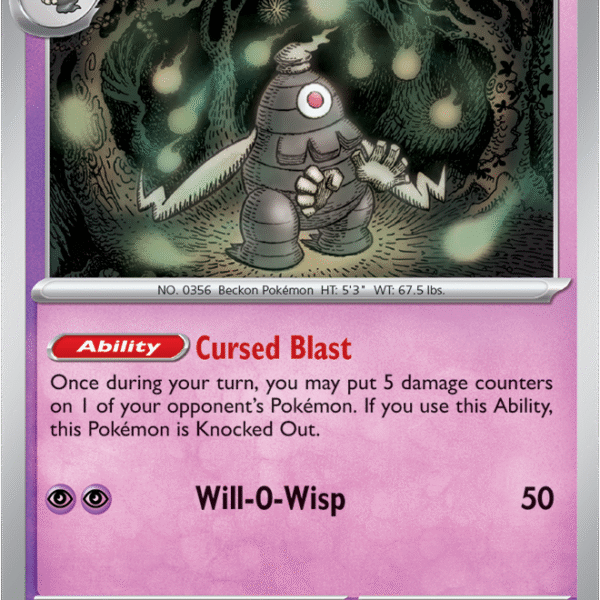 Scarlet & Violet Prismatic Evolutions 036/131 Dusclops Reverse Holo