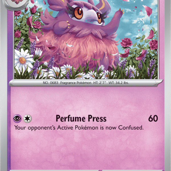 Scarlet & Violet Prismatic Evolutions 039/131 Aromatisse Reverse Holo