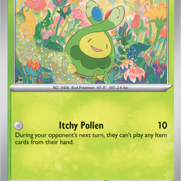 Scarlet & Violet Prismatic Evolutions 004/131 Budew Poke Ball Reverse Holo