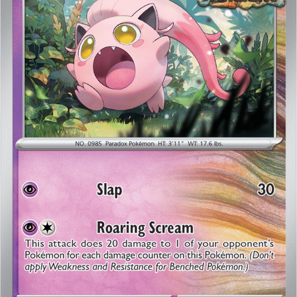 Scarlet & Violet Prismatic Evolutions 042/131 Scream Tail Poke Ball Reverse Holo