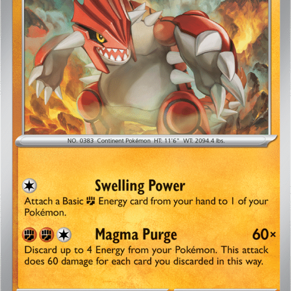 Scarlet & Violet Prismatic Evolutions 049/131 Groudon Holo