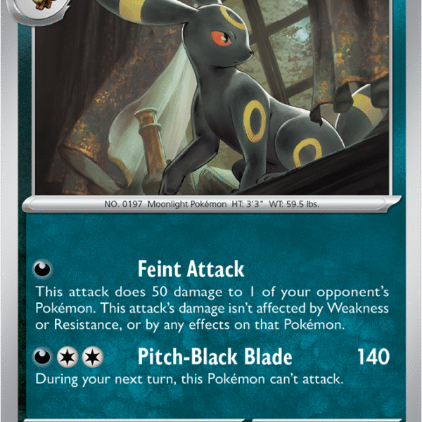 Scarlet & Violet Prismatic Evolutions 059/131 Umbreon Poke Ball Reverse Holo