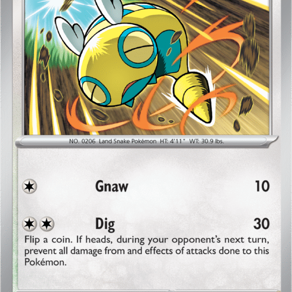 Scarlet & Violet Prismatic Evolutions 079/131 Dunsparce Reverse Holo