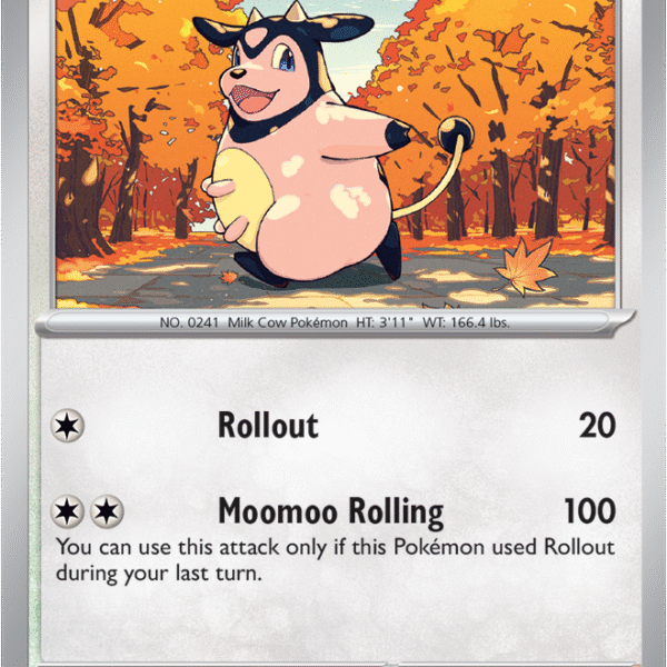 Scarlet & Violet Prismatic Evolutions 081/131 Miltank Pokeball Reverse Holo