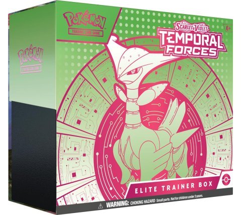 Pokemon TCG - Scarlet & Violet - Temporal Forces - Elite Trainer Box - Iron Leaves