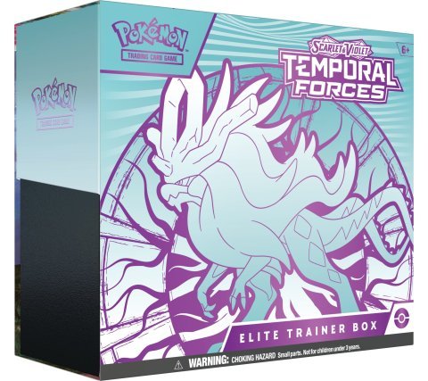 Pokemon TCG - Scarlet & Violet - Temporal Forces - Elite Trainer Box - Walking Wake