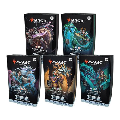 Magic: The Gathering - Tarkir: Dragonstorm Commander Deck - Includes All 5 Decks